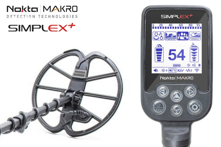 Nokta/Makro Simplex+ WHP Metalldetektor mit Funkkopfh&ouml;rer