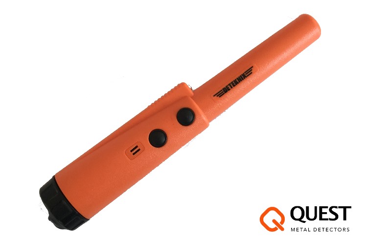 Quest Xpointer Pinpointer orange (neuestes Modell) + Zubeh&ouml;r